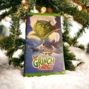 JIM Carrey “ How the Grinch stole Christmas “ vintage 2003.. VHS